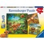 Puzzle Animalele Pamantului, 3X49 Piease Ravensburger - 4