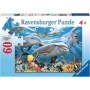 Puzzle Delfini Zambitori, 60 Piese Ravensburger - 2