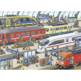 Puzzle Statie De Tren, 60 Piese Ravensburger - 1