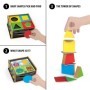 Montessori Laboratorul Senzorial cu forme din lemn 2-4 ani