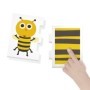 Joc si Puzzle Tactil Montessori Atinge si Observa 2-4 ani