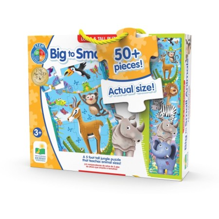 Puzzle Inalt De Podea - Animale De La Mici La Mari The Learning Journey - 1