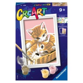 Ravensburger - CreArt pictura pe numere pentru copii pisicute dragalase Ravensburger - 1