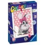 Ravensburger - CreArt pictura pe numere pentru copii iepuras cu funda Ravensburger - 2