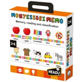 Joc Montessori memoreaza citeste clasifica 3-6 ani