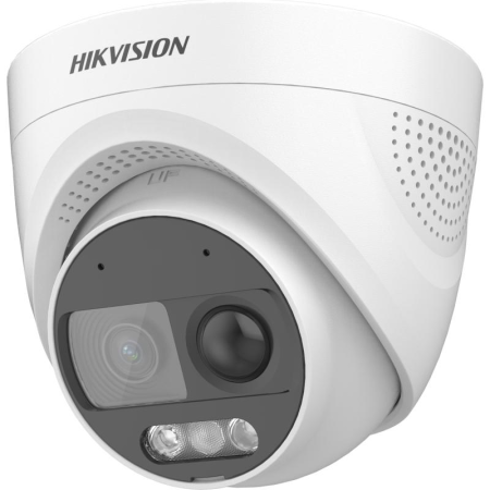 Camera de supraveghere Turret 2MP Hikvision DS-2CE72DF3T-PIRXOS(2.8MM), lentila fixa: 2.8mm, iluminare: 0.0005 Lux @ (F1.0, AGC 