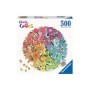 Puzzle Cerc Flori, 500 Piese Ravensburger - 2