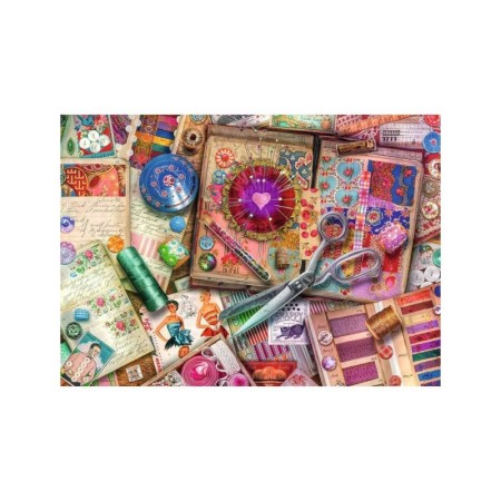 Puzzle Croitorie Vintage, 1000 Piese Ravensburger - 1