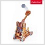 Joc Educativ STEM National Geographic puzzle 3D Catapulta 84 piese si brosura in romana