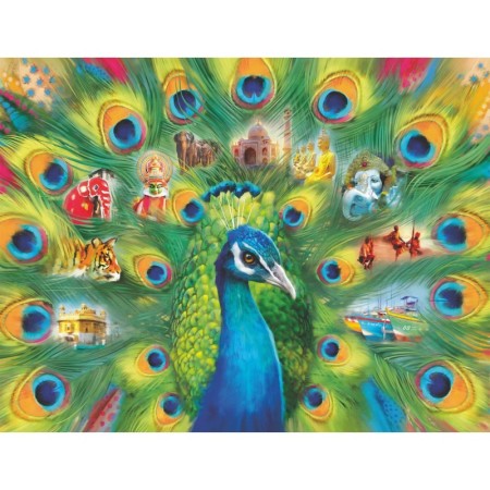 Puzzle Paun, 2000 Piese Ravensburger - 1