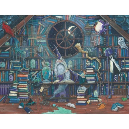 Puzzle Biroul Cu Carti, 2000 Piese Ravensburger - 1
