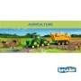 Bruder tractor Massey Ferguson 7480 cu remorca basculabila