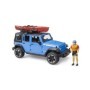 Bruder Jeep Wrangler Rubicon Unlimited cu caiac si figurina Bruder - 2