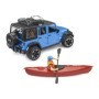Bruder Jeep Wrangler Rubicon Unlimited cu caiac si figurina Bruder - 4