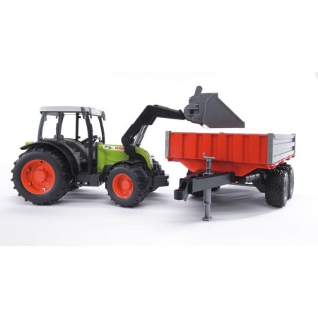 Bruder - Tractor Claas Nectis 267 F Cu Remorca Basculabila Bruder - 1