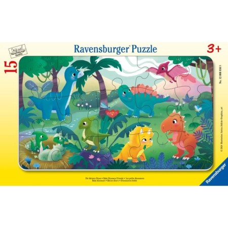 Ravensburger - Puzzle tip rama lumea dinozaurilor 15 piese Ravensburger - 1