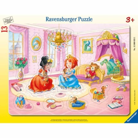 Ravensburger - Puzzle tip rama printese si catei 13 piese Ravensburger - 1