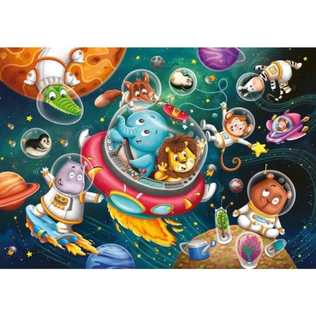 Ravensburger - Puzzle animalute in spatiu 2x12 piese Ravensburger - 1