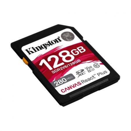 Card de Memorie Kingston SDXC Canvas React Plus Class 10 UHS-II 128GB KINGSTON - 1