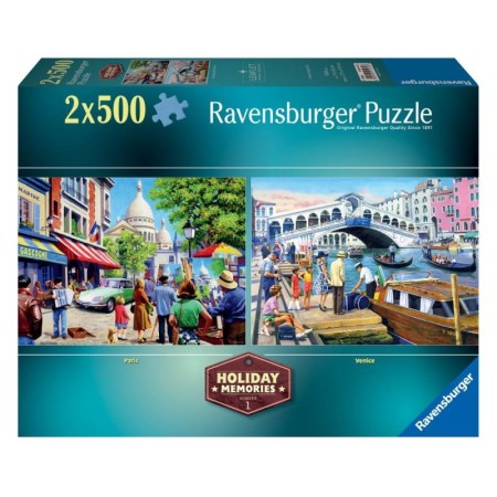 Ravensburger - Puzzle amintiri din vacanta 2x500 piese Ravensburger - 1