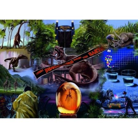 Puzzle Jurassic Park, 1000 Piese Ravensburger - 1