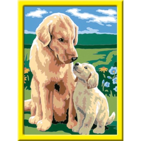 Creart - Pictura Catel Cu Pui Ravensburger - 1