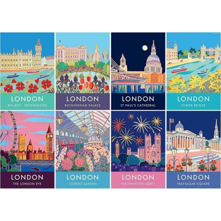 Puzzle Londra Vintage, 1000 Piese Ravensburger - 1