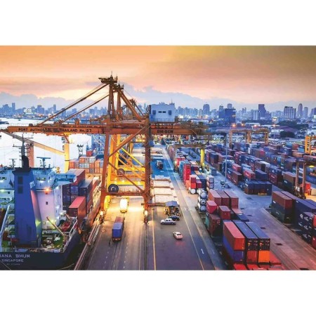 Puzzle Portul Din Hamburg, 1000 Piese Ravensburger - 1