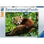 Puzzle Panda Rosu, 500 Piese Ravensburger - 2