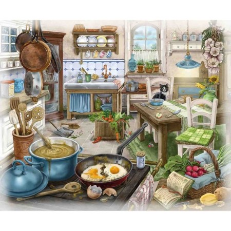 Puzzle Exit Bucatarie, 99 Piese Ravensburger - 1