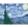 CreArt pictura pe numere pentru adulti Tablou Canvas Van Gogh noapte instelata