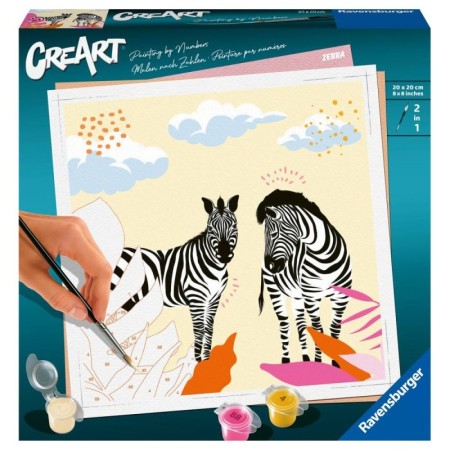 CreArt pictura pe numere pentru adulti zebre