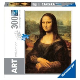 Ravensburger - Puzzle colectia de arta Leonardo da Vinci Mona Lisa 300 piese Ravensburger - 1