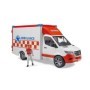 Bruder - Ambulanta Mercedes Benz Cu Sofer Si Sirena Bruder - 5