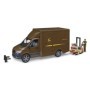 Bruder - Masina Ups Mercedes Benz Cu Sofer Si Accesorii Bruder - 2