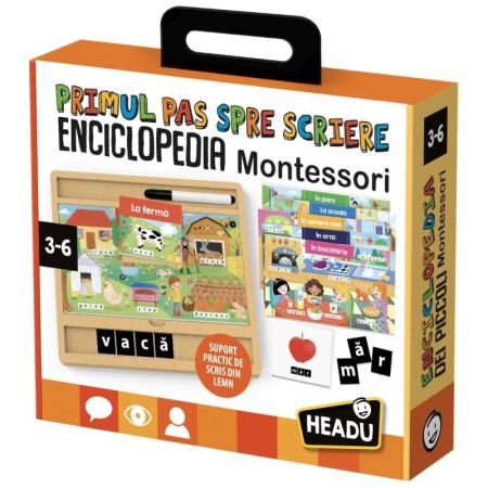Headu Enciclopedia Montessori primul pas spre scriere Headu - 1