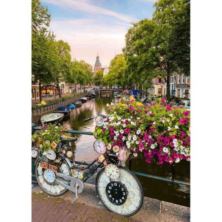 Ravensburger - Puzzle bicicleta in Amsterdam 1000 piese Ravensburger - 1