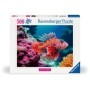 Ravensburger - Puzzle animale colorate pestele leu rosu 500 piese Ravensburger - 1
