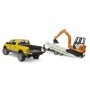 Bruder Masina RAM 2500 cu remorca si mini excavator Bruder - 4
