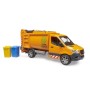 Bruder Sprinter de gunoi municipal Mercedes Benz si 2 pubele Bruder - 3