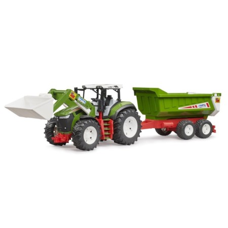 Bruder Tractor Roadmax cu incarcator frontal si remorca basculabila Bruder - 1