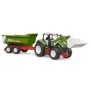 Bruder Tractor Roadmax cu incarcator frontal si remorca basculabila Bruder - 3