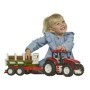 Bruder Tractor Roadmax cu remorca forestiera si 3 busteni Bruder - 6