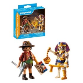 Set 2 figurine Vanator de comori si mumie