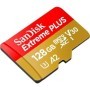 Card de Memorie Micro Secure Digital Card SanDisk Extreme PLUS, 128GB, Clasa 10, R/W speed: up to 100MB/s/ 90MB/s, include adapt