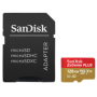 Card de Memorie Micro Secure Digital Card SanDisk Extreme PLUS, 128GB, Clasa 10, R/W speed: up to 100MB/s/ 90MB/s, include adapt