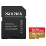 Card de Memorie Micro Secure Digital Card SanDisk Extreme PLUS, 128GB, Clasa 10, R/W speed: up to 100MB/s/ 90MB/s, include adapt