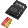 Card de Memorie Micro Secure Digital Card SanDisk Extreme PLUS, 128GB, Clasa 10, R/W speed: up to 100MB/s/ 90MB/s, include adapt