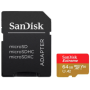 Card de Memorie SanDisk, 64GB, UHS-I, Class 10, 80MB/s + Adaptor SANDISK - 3