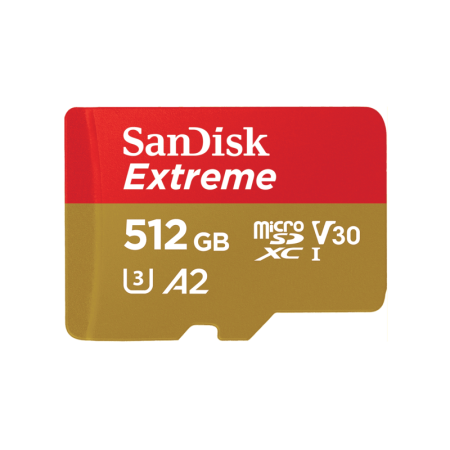 Card de Memorie SanDisk, 512GB, UHS-I, Class 10, 80MB/s + Adaptor SANDISK - 1